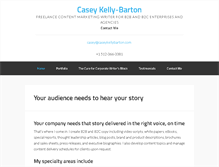 Tablet Screenshot of caseykellybarton.com